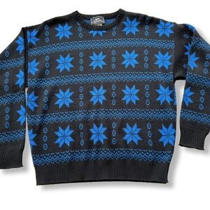 Vintage Sears Abstract Print Sweater